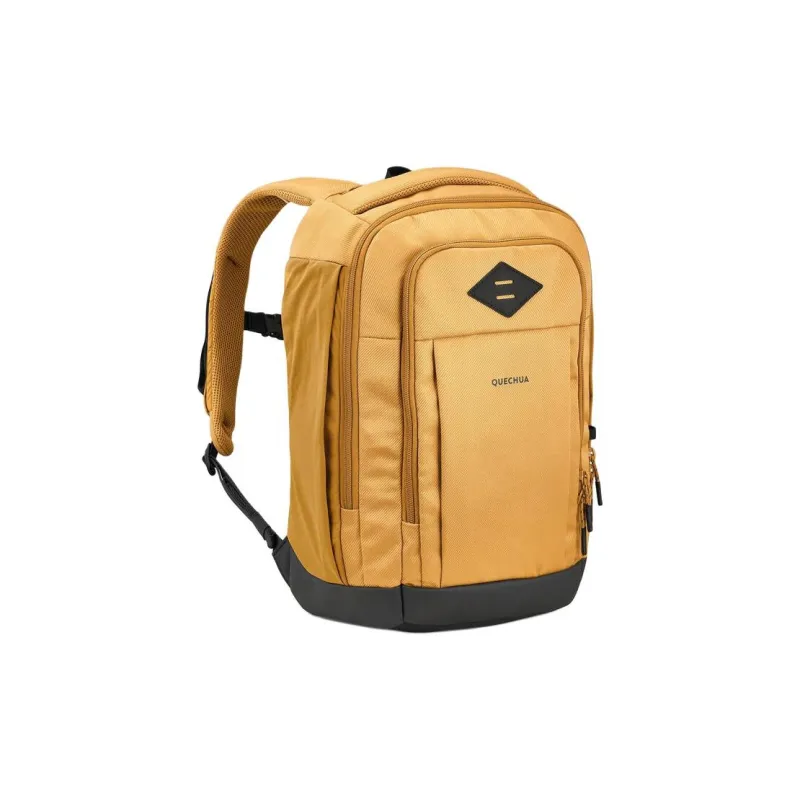 DECATHLON Polyester Hiking Bag Backpack Unisex Brown Yellow-1
