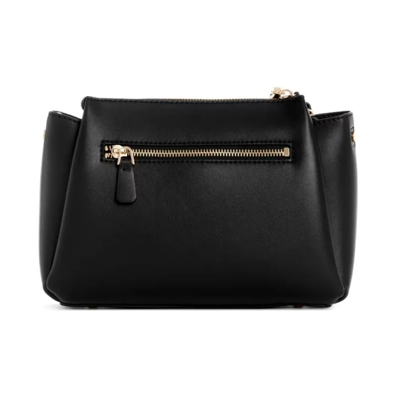 GUESS Artificial Leather Shoulder Bag Crossbody Bag Small Size Women's Black-2