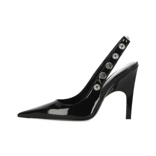 The Attico 105mm Stud-embellished Patent Leather Pumps