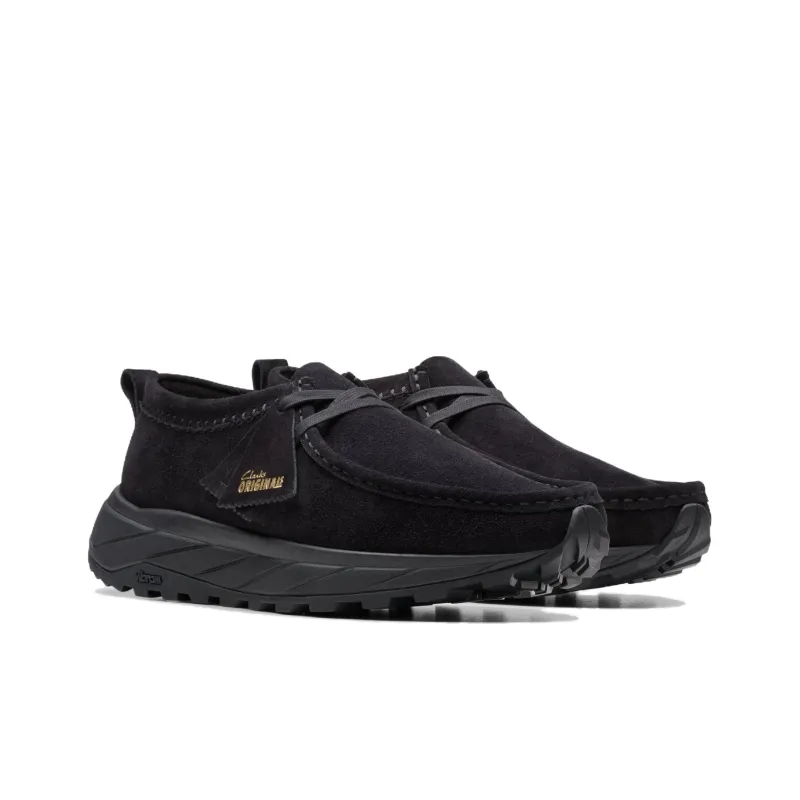 Clarks Originals Walla Eden Lo Black Suede-2