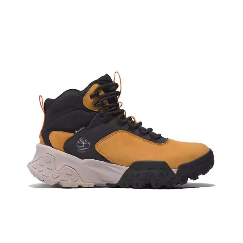 Timberland Motion Scramble Mid Lace Up Hiking Boot With GORE TEX Bootie 'Wheat Nubuck'-1