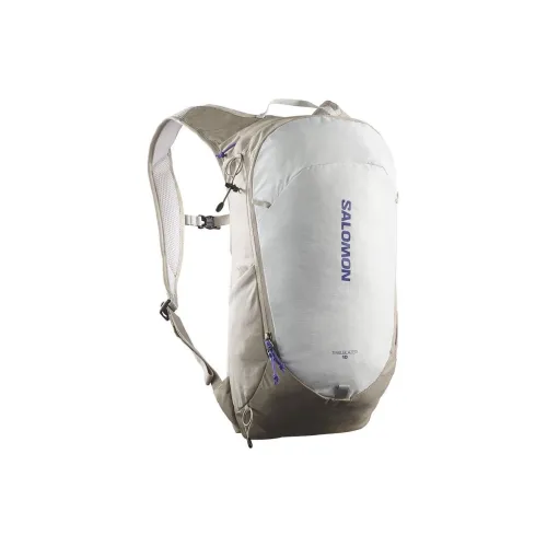 SALOMON Polyester Outdoor Mountaineering Bag, Backpack Regular Unisex Glacier Gray