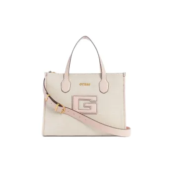 GUESS Artificial Leather Tote Bag Shopping Bag Shoulder Bag Handbag Women's Pink