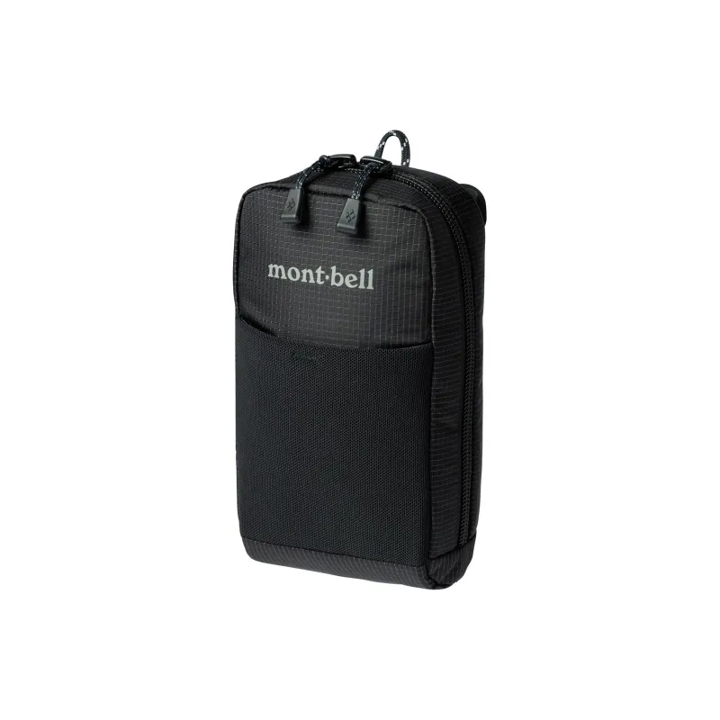 MONTBELL Nylon Cell Phone Pouch Medium Size Unisex Black-0
