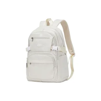 QING QI ZHE Fabric Backpack Laptop Bag Backpack Regular Unisex Black/Ecru/Blue/Purple/Gray/Green