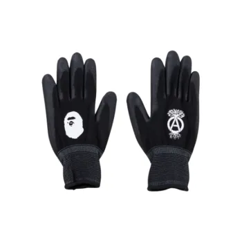 A BATHING APE Gloves Unisex Black