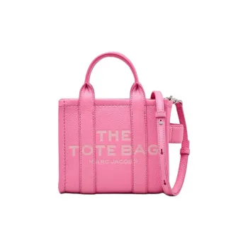 MARC JACOBS The Leather Mini Tote Bag Petal Pink