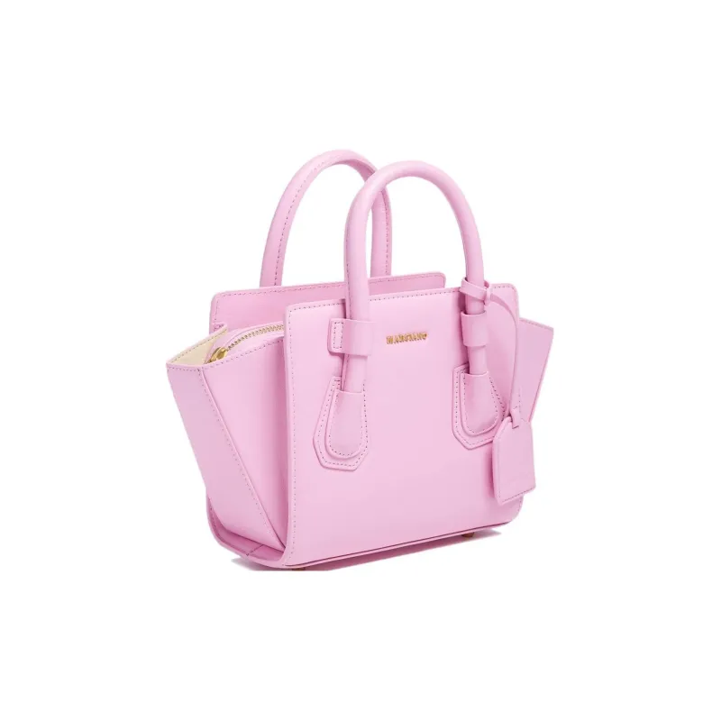 GUESS Genuine Leather Suede Tote Bag Shopping Bag Handbag Crossbody Bag Mini Women's Pink-1