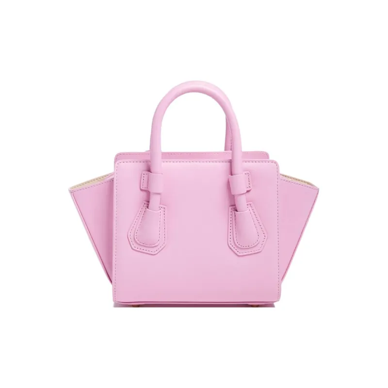 GUESS Genuine Leather Suede Tote Bag Shopping Bag Handbag Crossbody Bag Mini Women's Pink-0