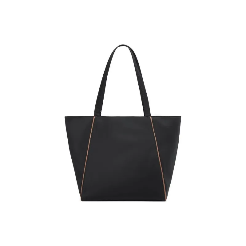 LEFF Fabric Shoulder Bag Women's Milk Tea Style/Classic Black/Khaki/Hazelnut Brown/Peruvian Color-2