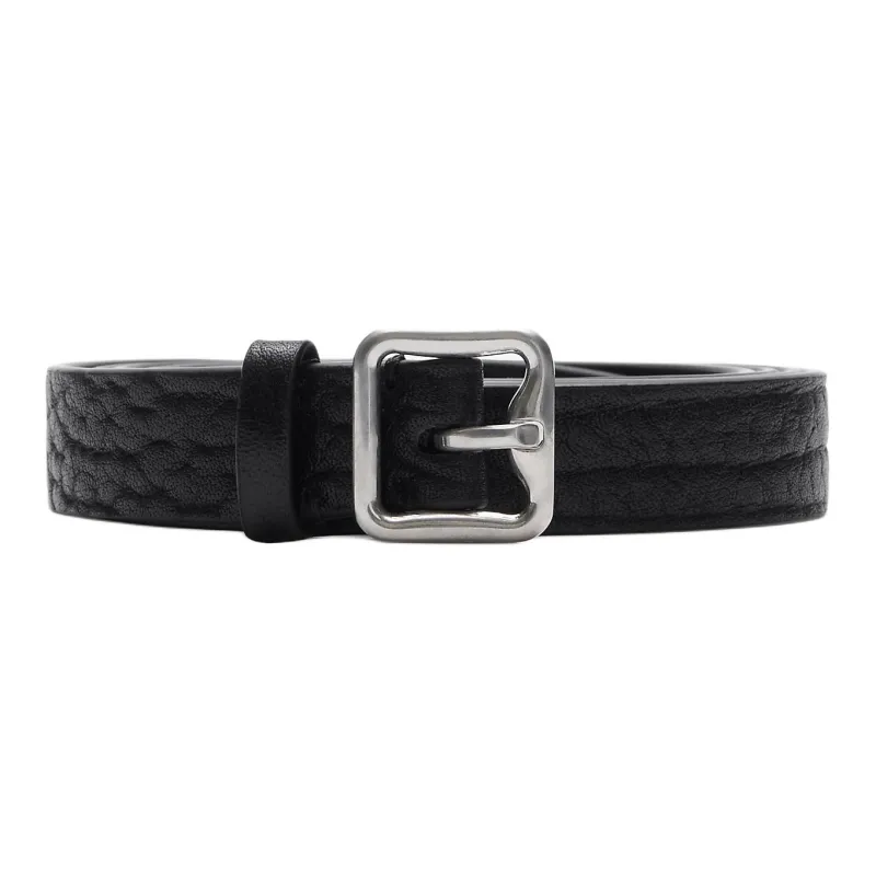 Burberry B buckle Leather Belt-0