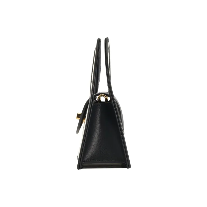 RiotLILY Artificial Leather One Shoulder Handbag Regular Women's Black/White-2