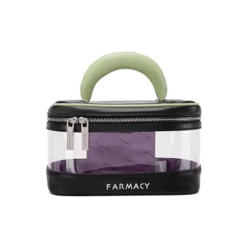 Farmacy Microfiber Makeup Bag Regular Women's Black/Green/White/Gray