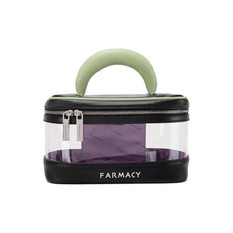 Farmacy Microfiber Makeup Bag Regular Women's Black/Green/White/Gray-0