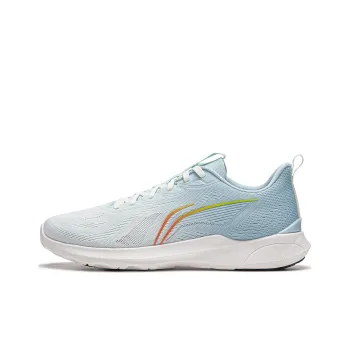 LiNing Qingyi Cushioned Anti Slip And Wear Resistant Lightweight Low Top Running Shoes Men's Blue