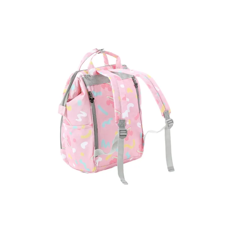Disney Fabric Backpack Regular Unisex Colorful Minnie/Colorful Mickey-1