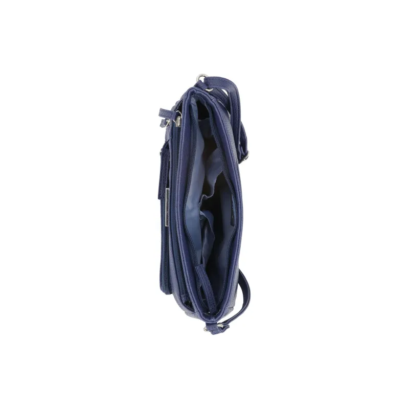 NAUTICA Polyvinyl Chloride Shoulder Bag Crossbody Bag Women's Work Shirt Blue-4