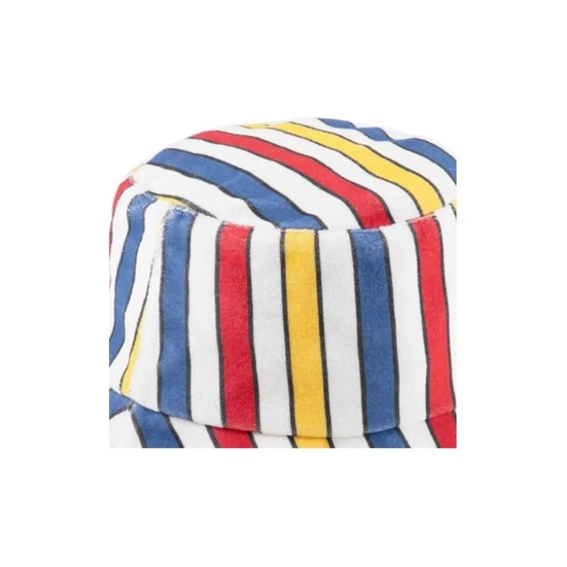 Lack Of Color Stripe pattern Bucket Hat-2