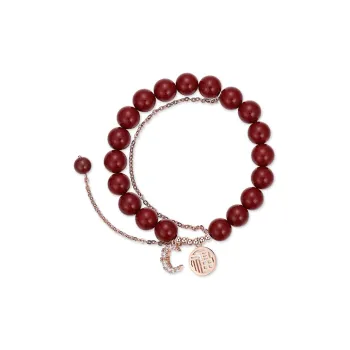 Olampe Reconstructed Cinnabar Bracelets Women's