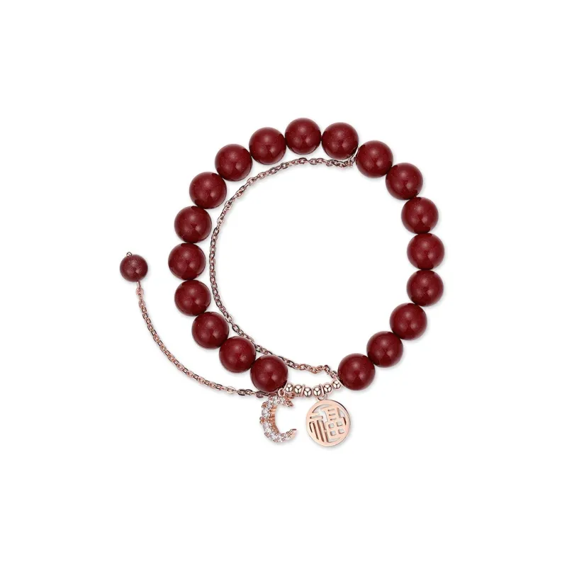 Olampe Reconstructed Cinnabar Bracelets Women's-0