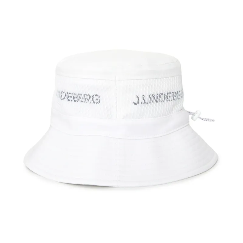 J.Lindeberg Polyester, Elastane Bucket Hats Men's White-2
