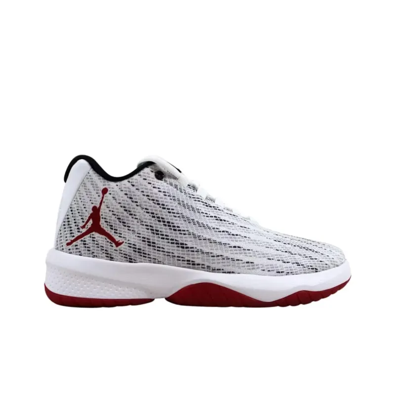 JORDAN B.Fly White/Gym Red/Black-1