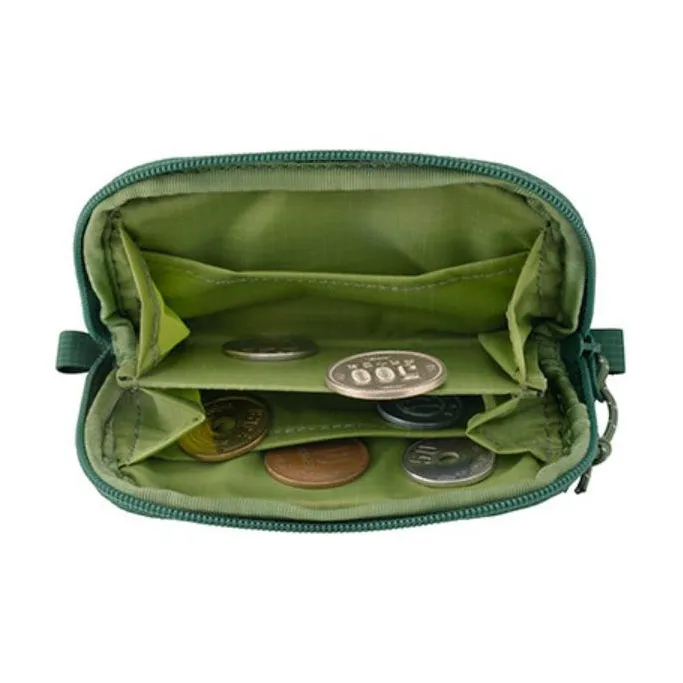 MONTBELL Nylon Wallet Mini Unisex Green-1