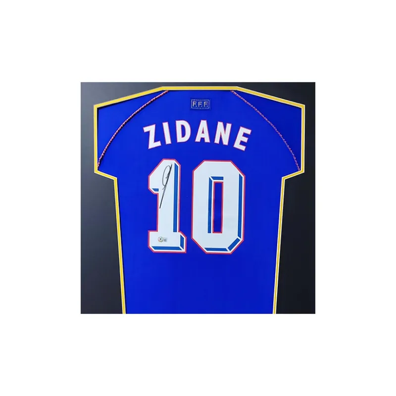 Huayitaojin Jersey EM Henley Officially Signed Company Certificate Framed Men's Home Decoration Collectible-3