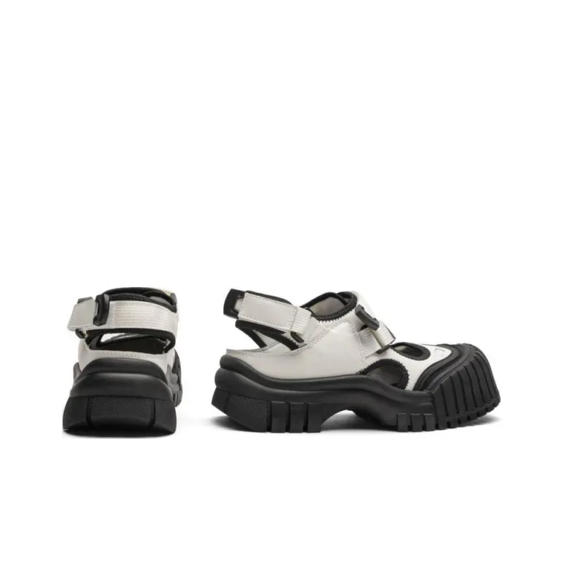 TOOMANYSHOES Beach Sandals Women's Ecru-4