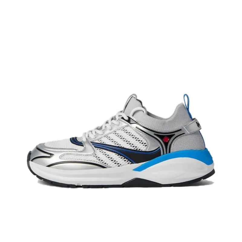 DSQUARED 2 Dash Panelled Mesh Lace Up Sneakers-0