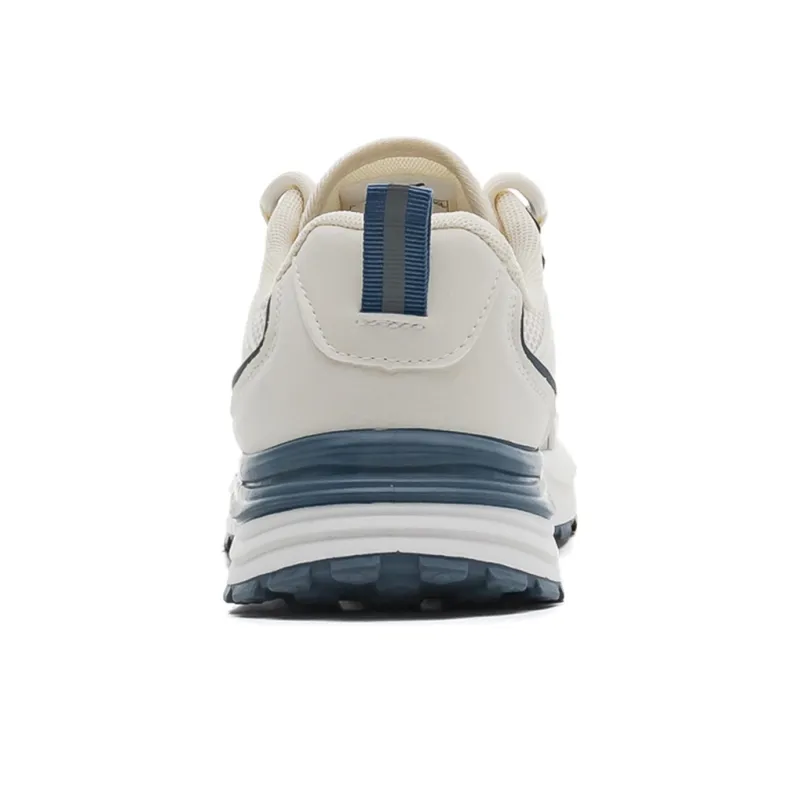Warrior Warrior Anti-Slip Wear-Resistant Breathable Lightweight Low-Top Running Shoes Unisex Beige Dusty Blue Gray-4