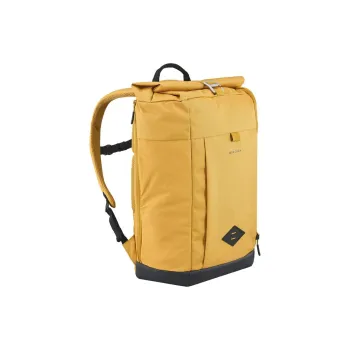 DECATHLON Polyester Hiking Bag Backpack Unisex Yellow Ochre