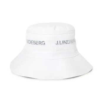 J.Lindeberg Polyester, Elastane Bucket Hats Men's White