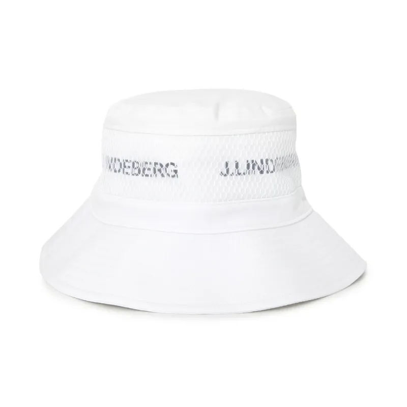 J.Lindeberg Polyester, Elastane Bucket Hats Men's White-0