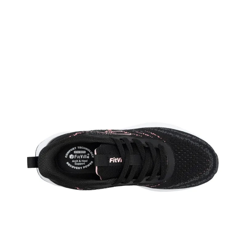 Fitville ZZ003 Running Shoes V1 Cushioning Support Lightweight Breathable Slip-Resistant Low-Top Casual Shoes Women's-2