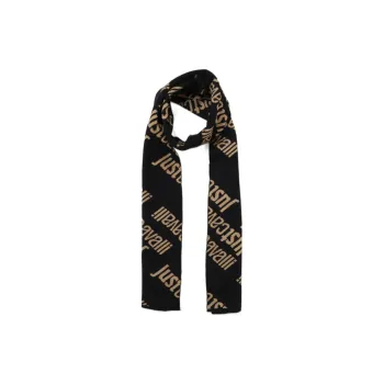 VERSACE JEANS Knit Scarves Women's Black