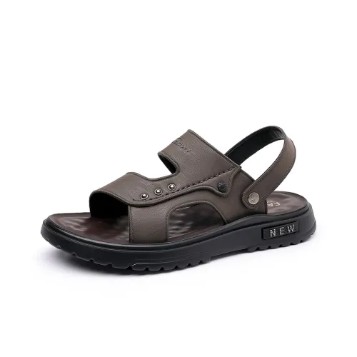 PAMATE Strap Sandals Low Heel Men's