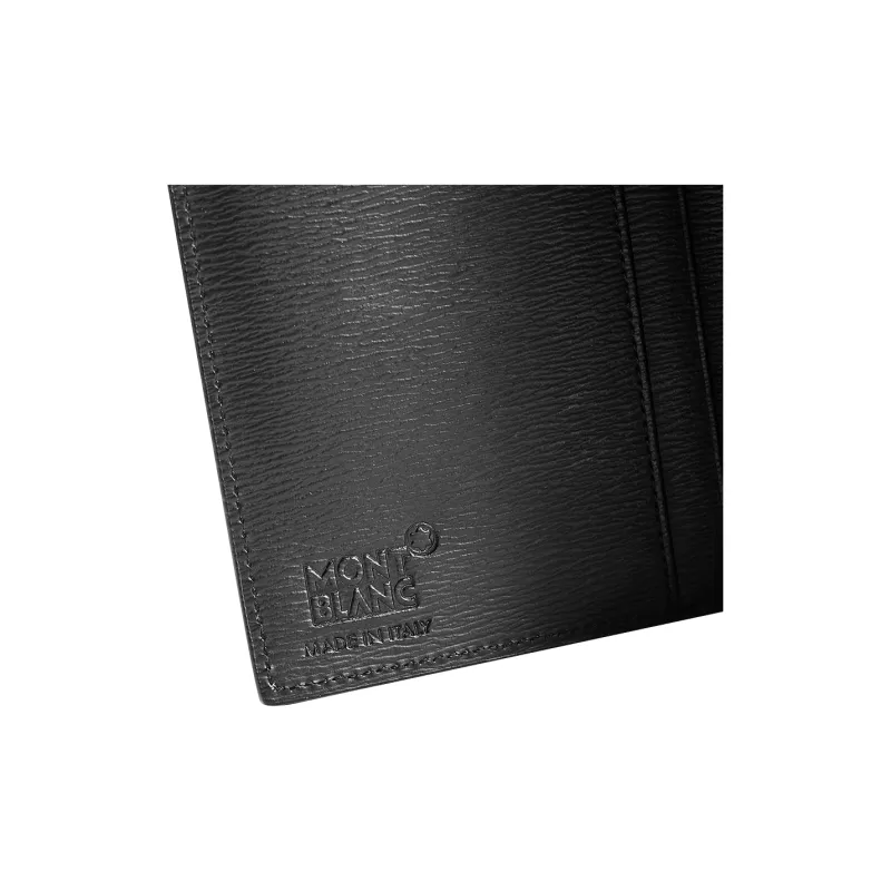 MONTBLANC Meisterstuck Leather Wallet Men's Black-5