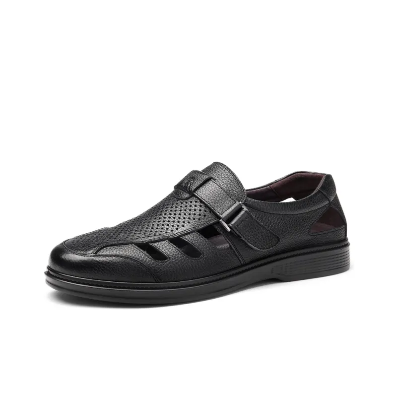 Strongman Men's Casual Shoes Men Low Top Black/Brown-1