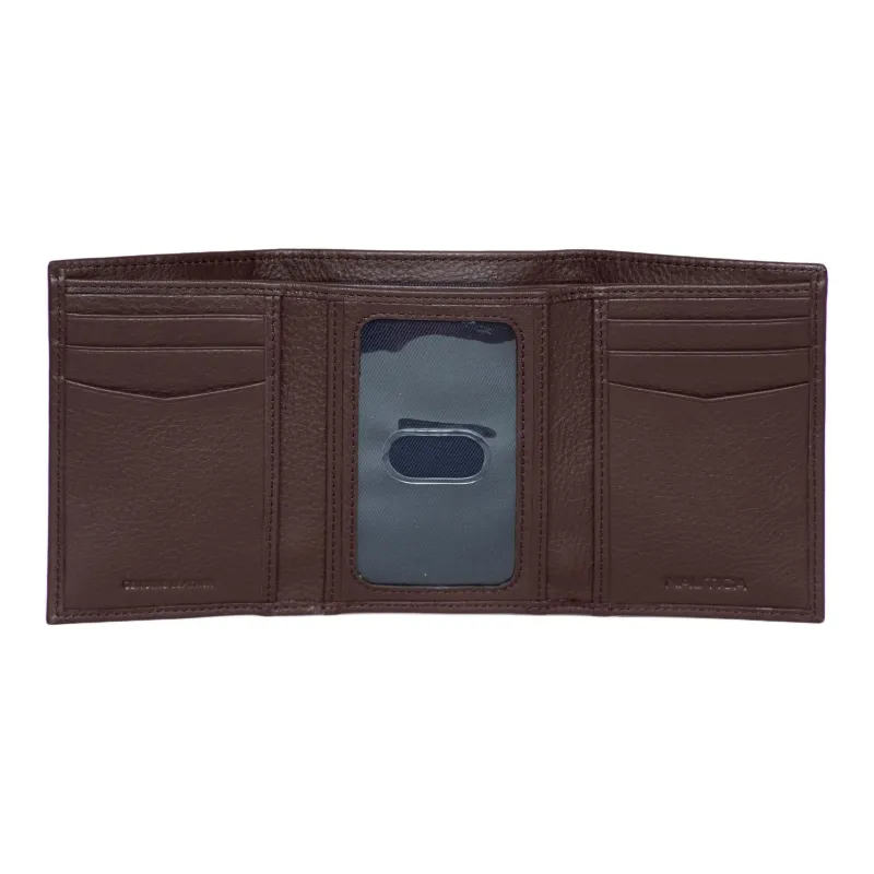 NAUTICA Leather Wallet Men's Brown-1
