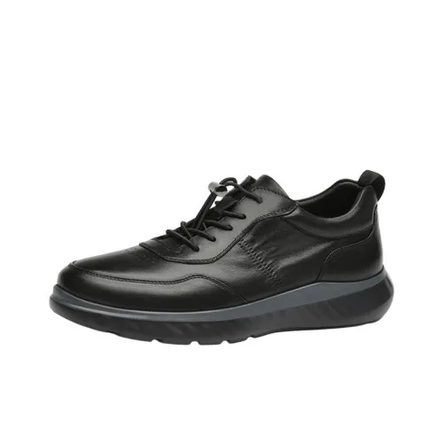 BOSSSUNWEN Casual Shoes Men Low-Top Black