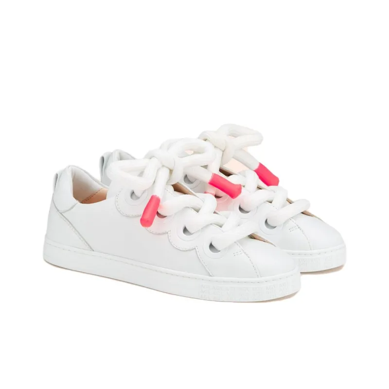 AGL Low-Top Skateboard Shoes Women's White-1