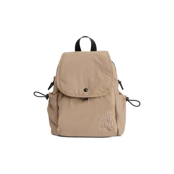 MYEDITION Nylon Backpack Unisex Khaki/Purple/Red/Black/Lemon/Blue Gray