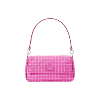 Kate Spade Recycled Polyester Handbag Shoulder Bag Crossbody Bag Women's Pink