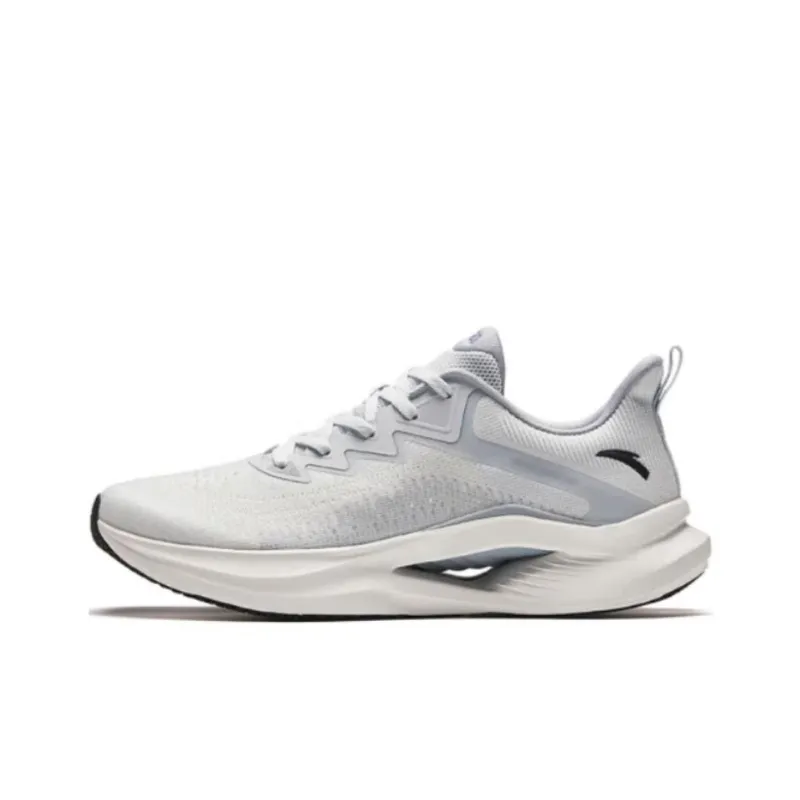 Anta Taming The Wind Shock Absorbers With Slip Resistant Features Low Top Training Running Shoes Men's Gray-0