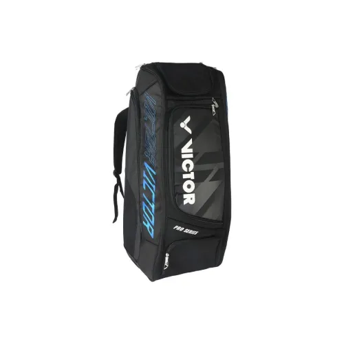 Victor Backpacks Black With Island Blue