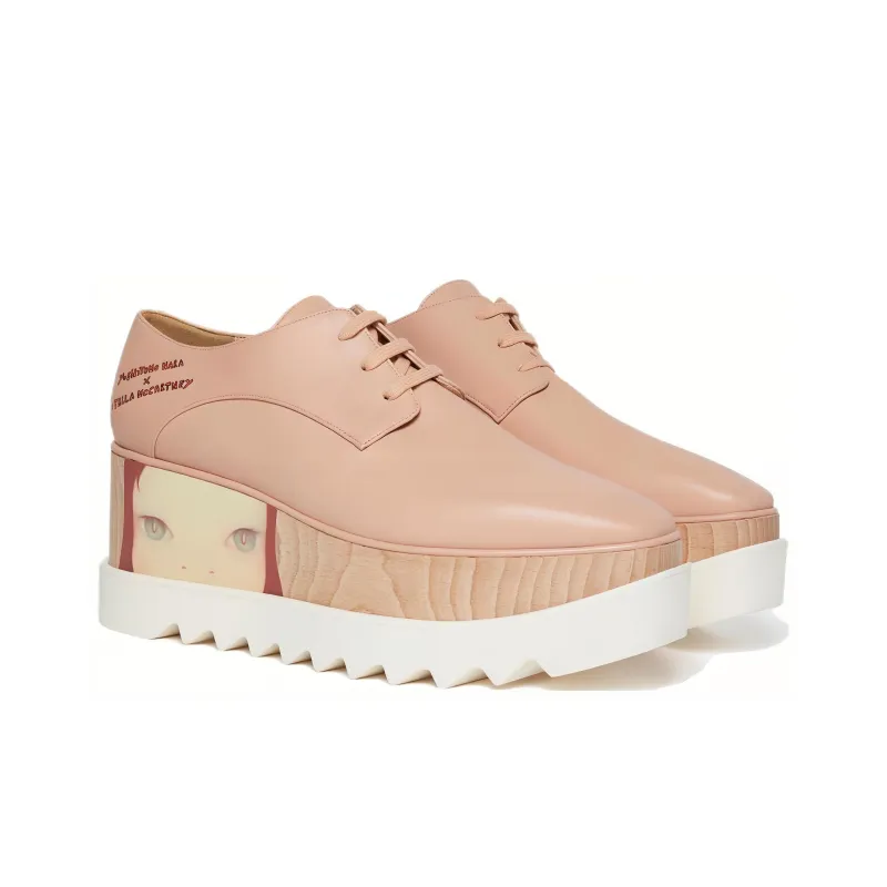 Yoshitomo Nara x Stella McCartney Low-Top Casual Shoes Women's Rose Pink-2