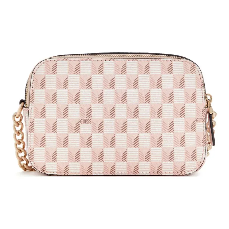 GUESS Artificial Leather Camera Bag Shoulder Bag Crossbody Bag Women's Light Pink-2