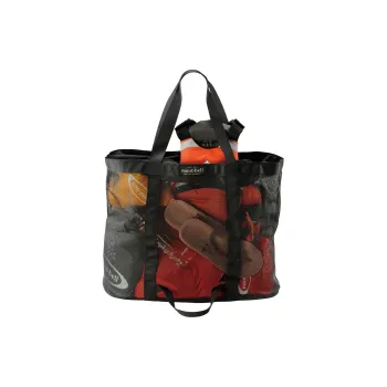 MONTBELL Nylon Handbag Medium Size Unisex Black