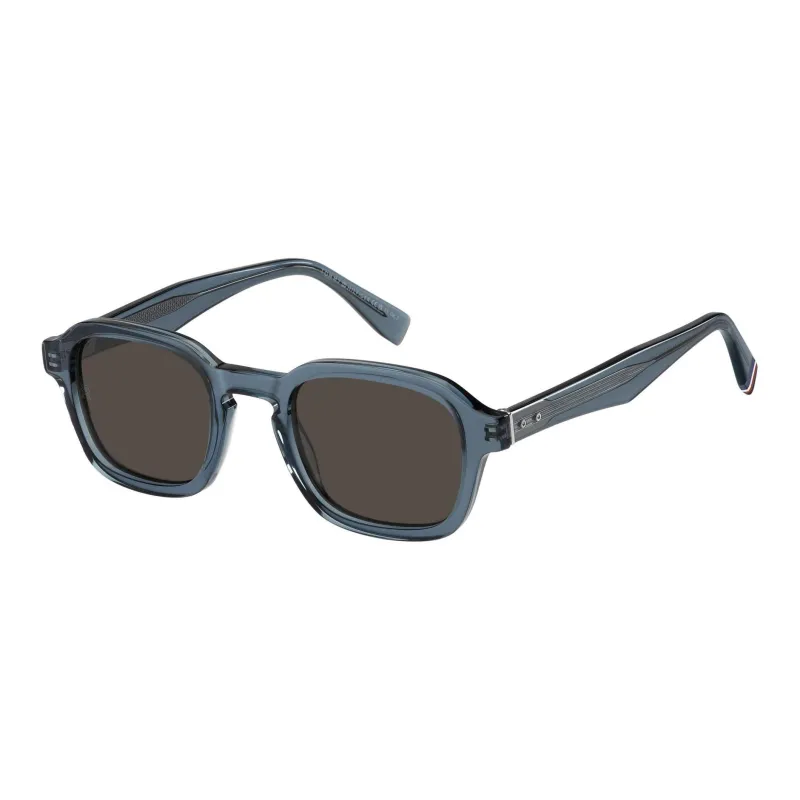 Tommy Hilfiger Acetate Rectangular Sunglasses Men's Blue-0